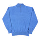 Lloyds Wool Zip Knitted Sweatshirt Blue - XXL