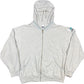 Vintage Adidas Zip Sweatshirt Grey Cotton Blend M