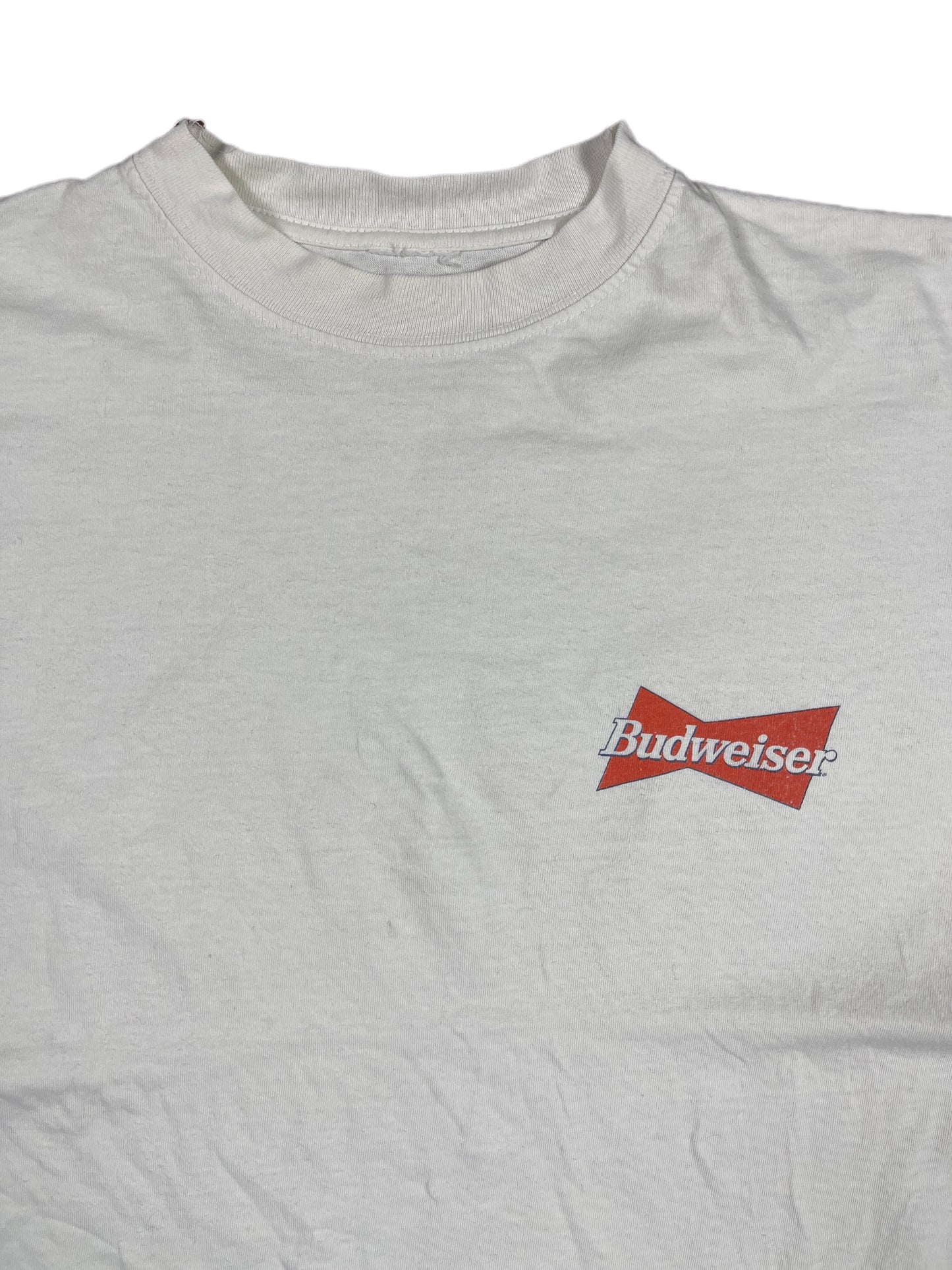 Vintage Budweiser Crocodile T-Shirt White - XS
