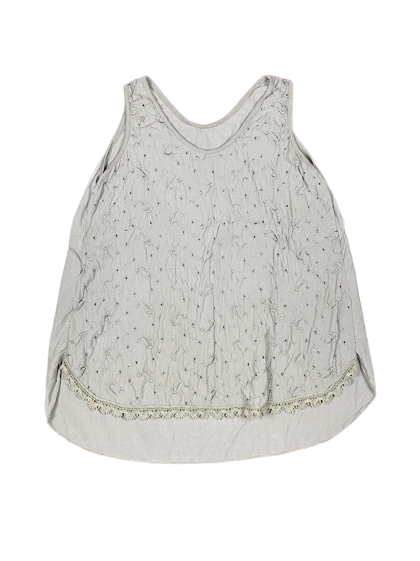 Vintage Sleeveless Top Gray - XXL