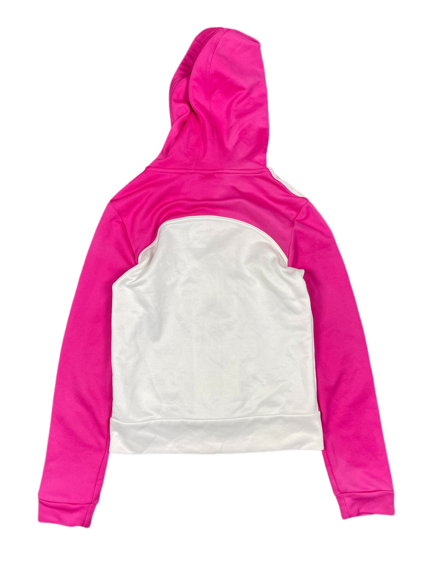 Y2k Adidas 2010 Sport Zip Jacket White Pink - XS