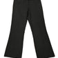 Benetton Low Waist Flared Cloth Pants Black - L