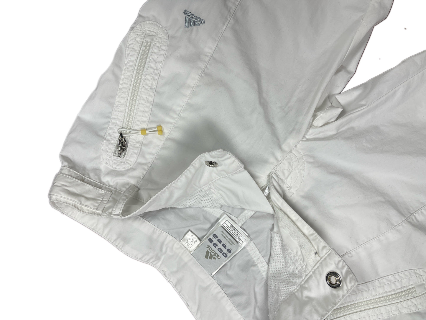 Y2k 2007 Adidas Sport Track Pants White - M
