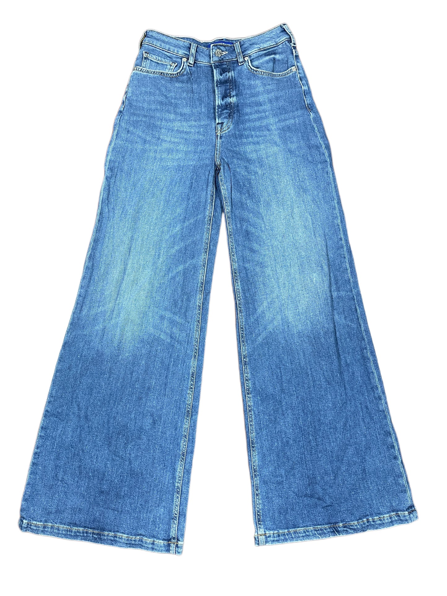 Scotch & Soda Ultra Flared Denim Pants Blue - S