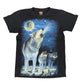 Vintage Rock Eagle Singlestitch Wolf T-Shirt Black - S