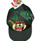 Vintage Warner Bros 1996 Tasmanian Devil TAZ Looney Tunes Cap Green Black
