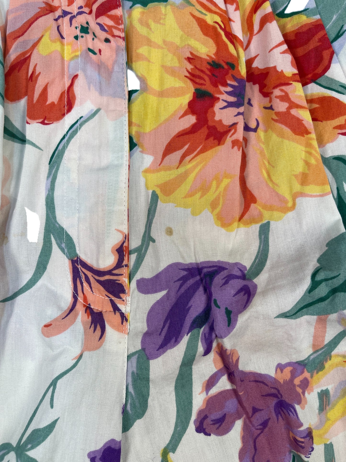Vintage Together  Shorts Floral Pattern Cotton XS