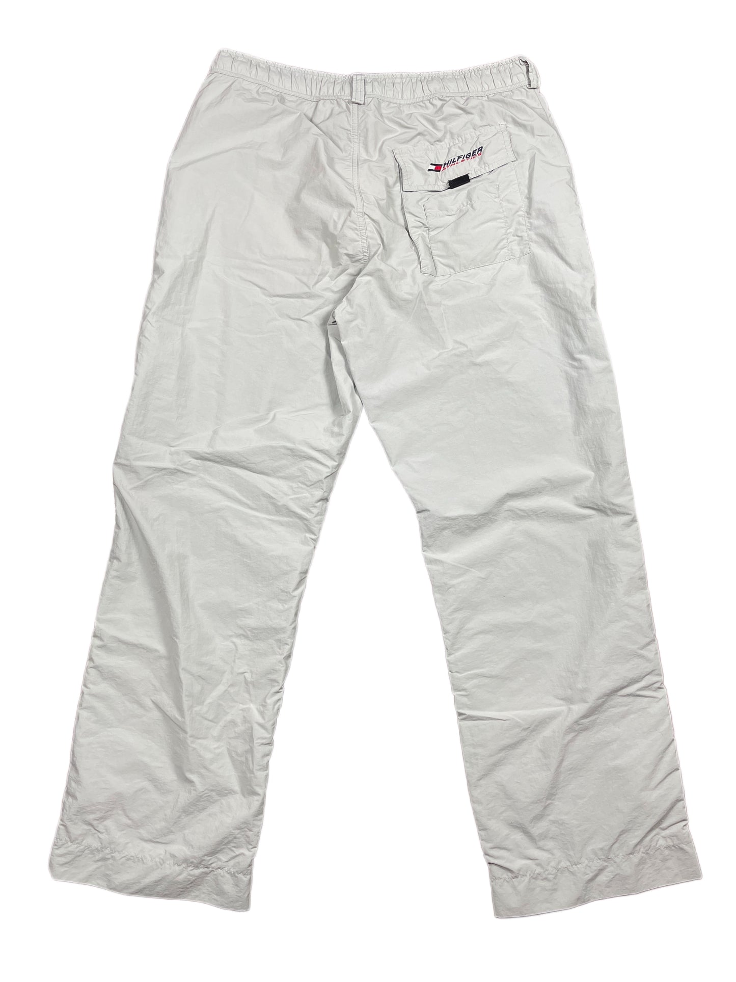 Y2k Tommy Hilfiger Athletics Sport Pants Gray - XL