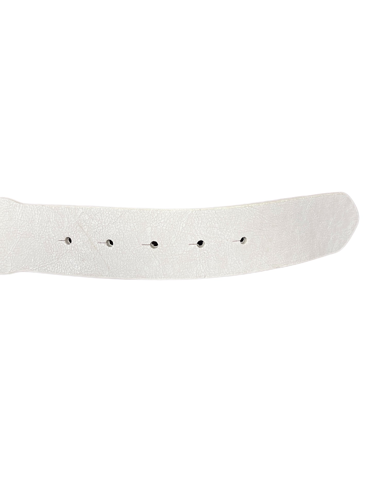 Y2k Playboy Plug Belt White 2004