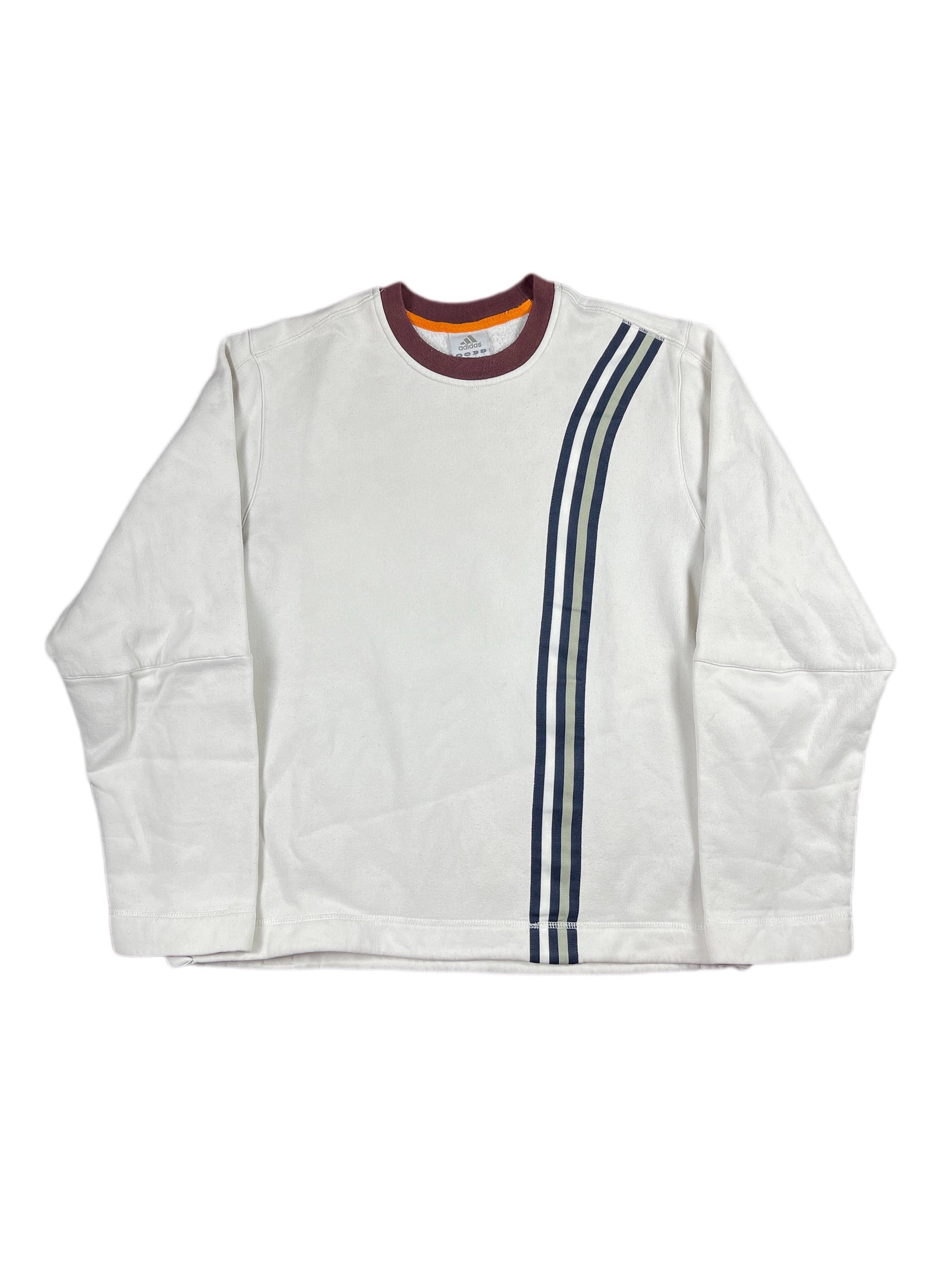 Vintage Adidas Sweatshirt White - M