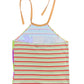 Y2k Seaworld Sleeveless Top Orange Multicolor - L