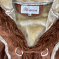 Vintage Heaven Faux Fur Coat Brown - L