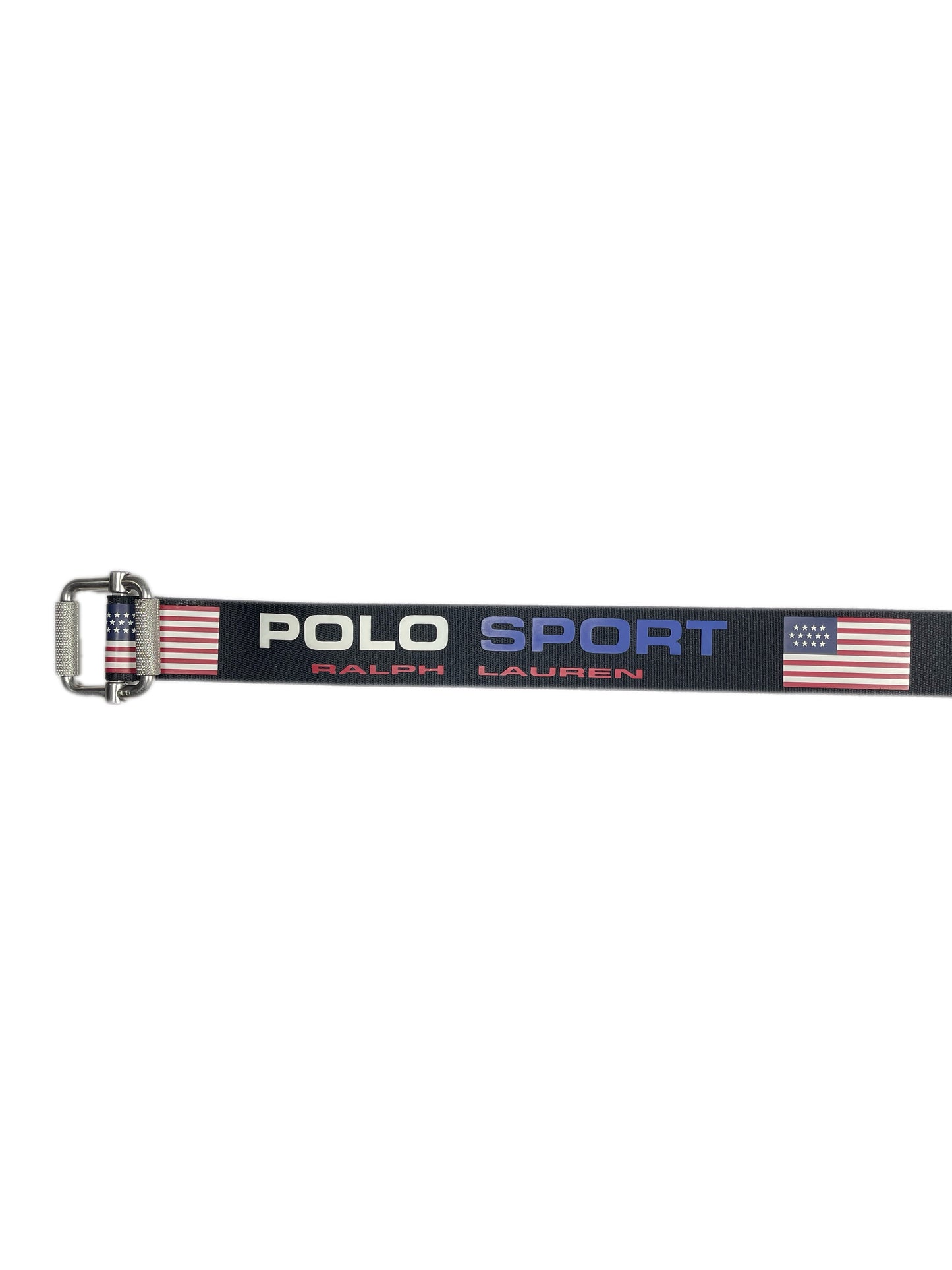 Y2k Polo Ralph Lauren Nylon Belt Black