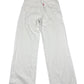 Levi's High Waist Loose Bootcut Denim Pants White - M