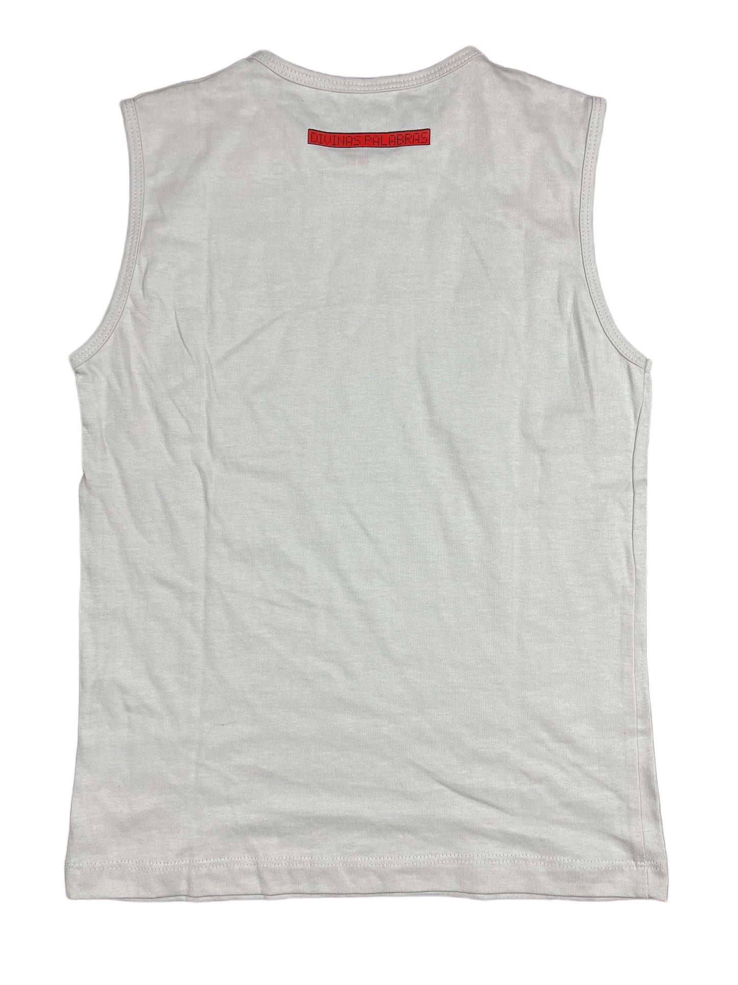 Y2k Divinas Palabras Sleeveless Top Gray Blue - S