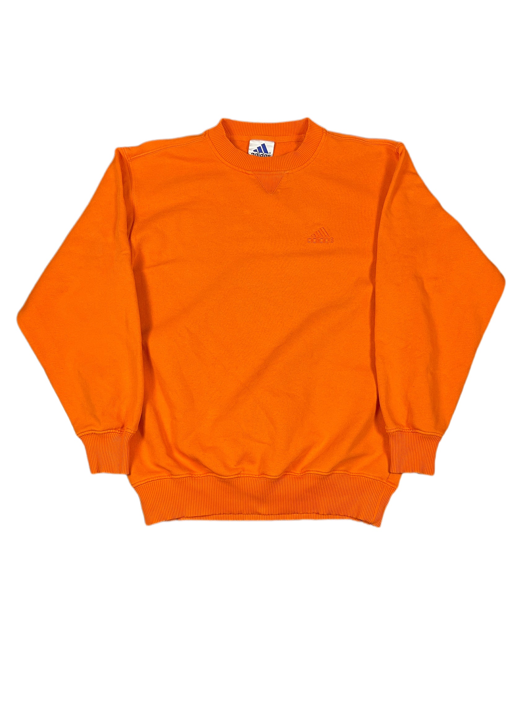 Vintage Adidas 2001 Sweatshirt Orange - XS