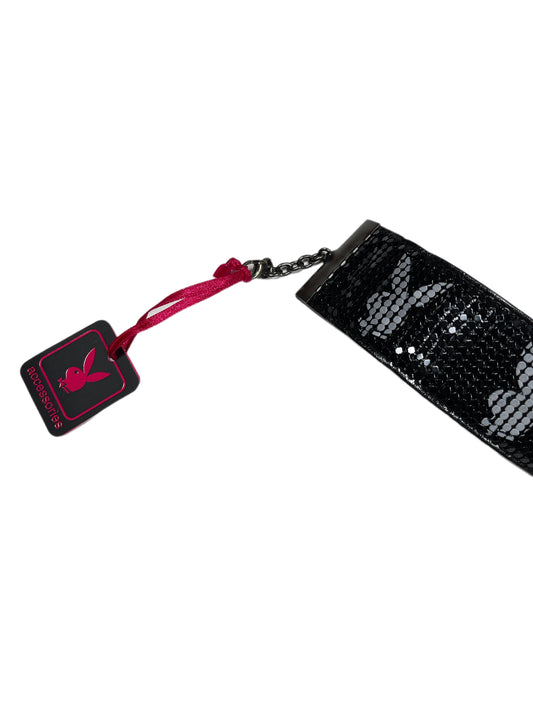 Y2k Playboy Metal Mesh Belt Black 2004