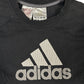 Y2k Adidas Short Sleeve Top Gray - XS/S