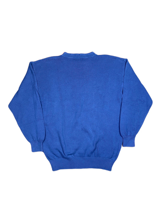 Vintage Iceberg Goofy 1990s Knitted Sweatshirt Navy - XXL