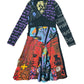Y2k Desigual Long Sleeve Dress Black - L
