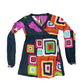 Y2k Desigual Long Sleeve Top Multicolor - XXS