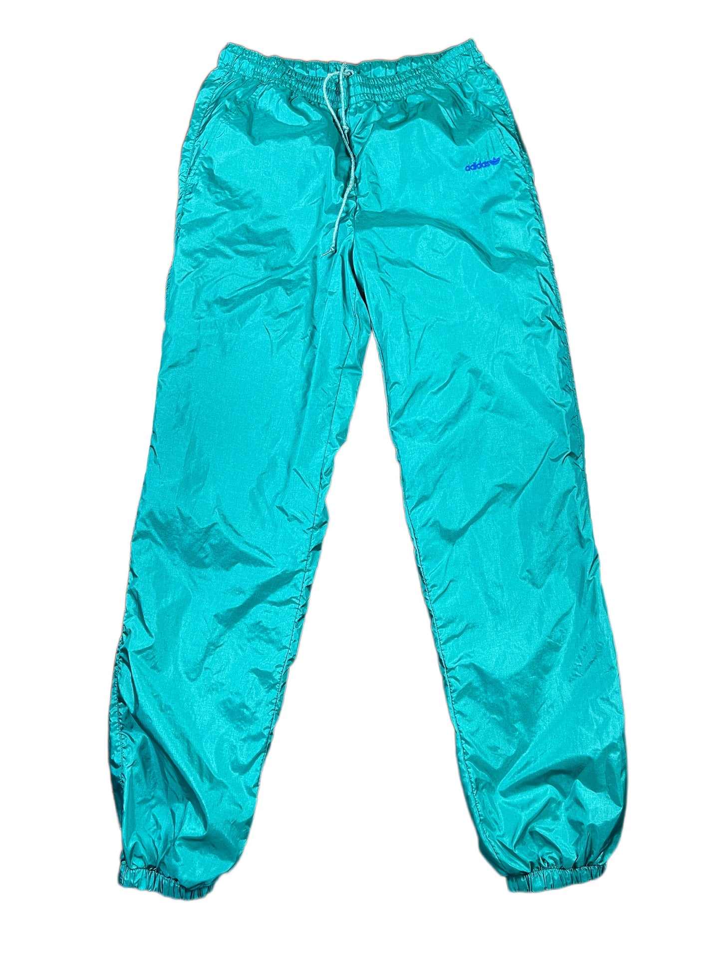 Vintage 1990s Adidas Sport Pants Turquoise - S/M