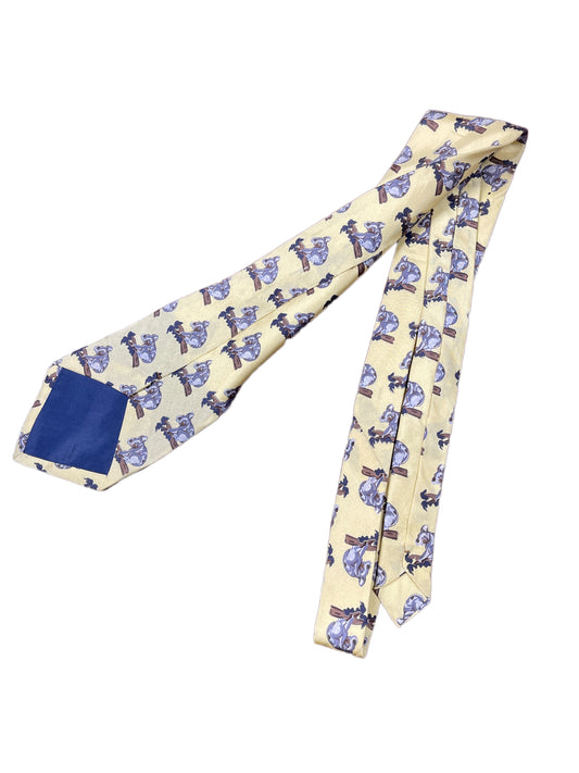 Vintage Koala Tie Beige