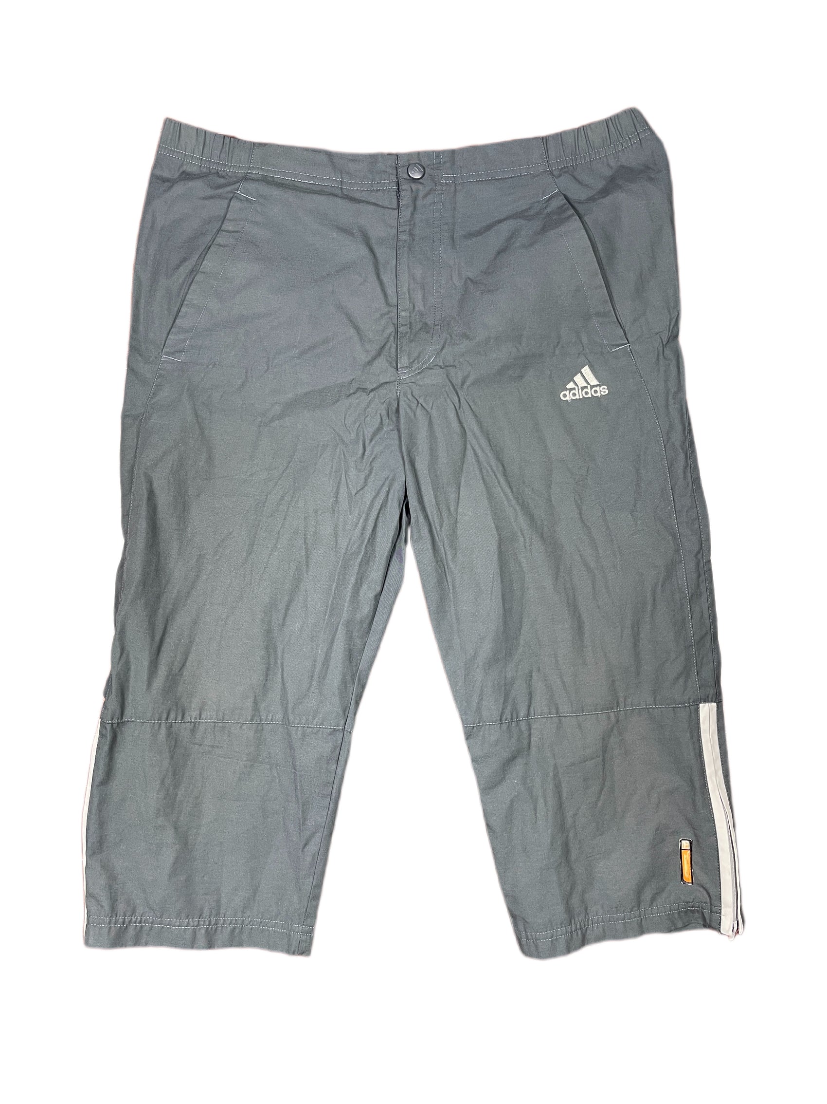 Vintage 2002 Adidas Capri Sport Pants Gray - XXL