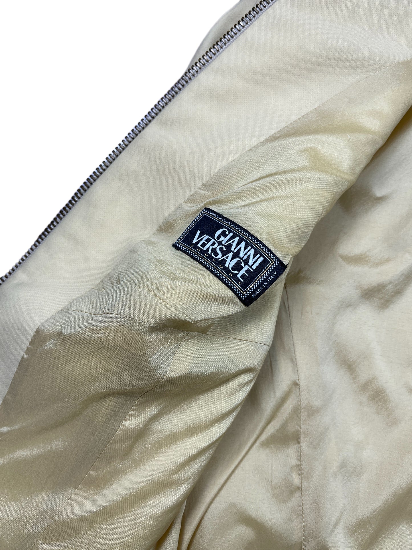 Vintage Gianni Versace Blazer Cream Beige - M/L