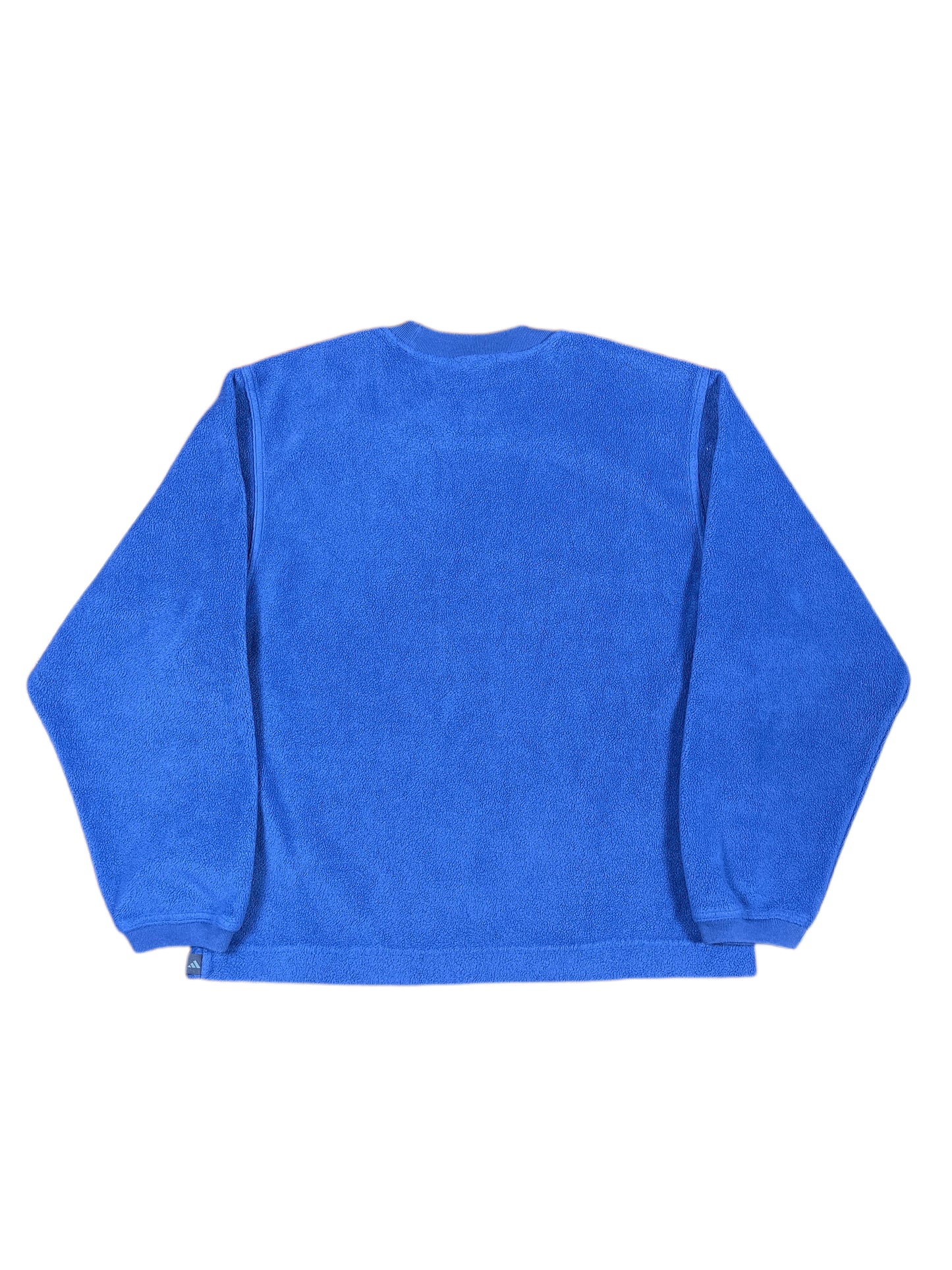 Vintage Adidas Fleece Sweatshirt Blue - M