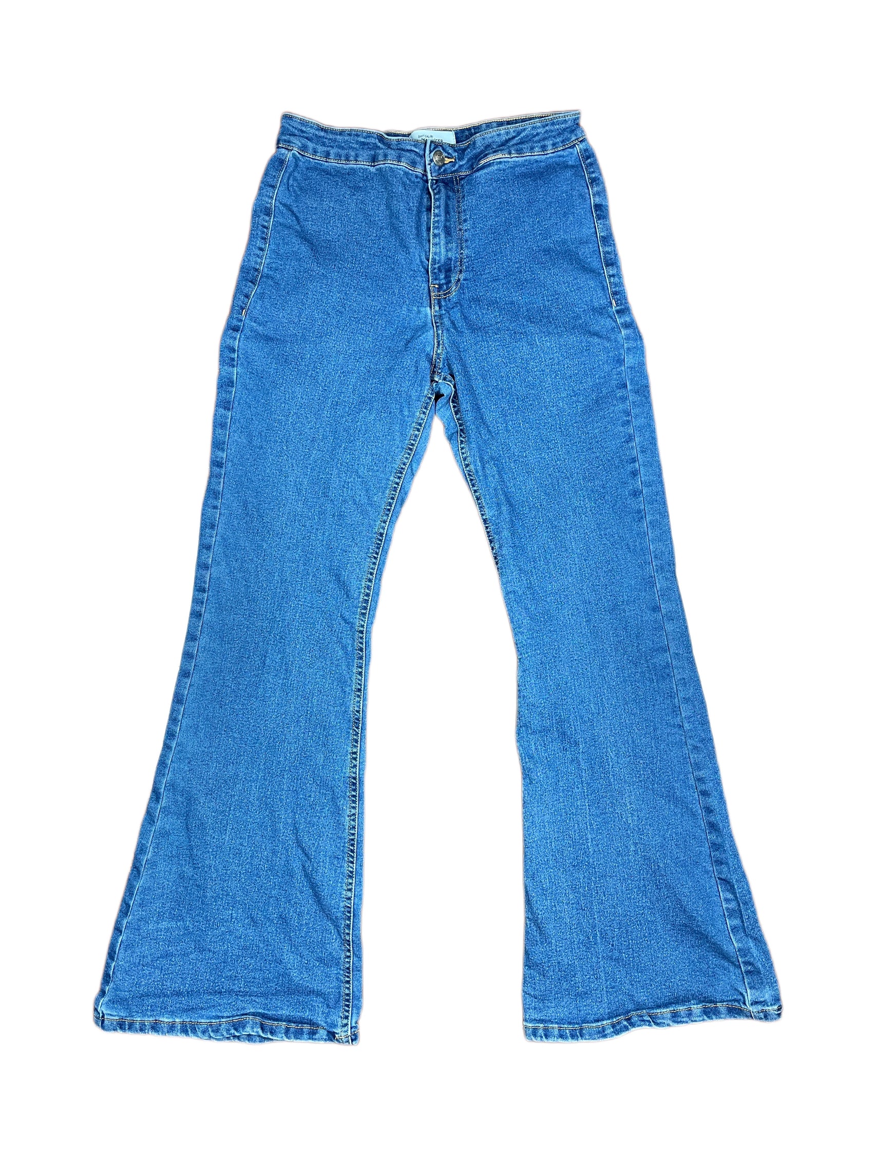 Jennyfer Denim Pants Flared Blue - XL