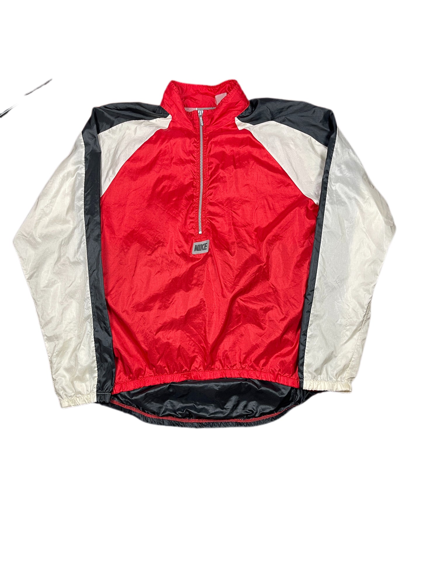 Vintage Nike 1980s Sport Jacket Red White - L