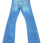 Vintage Levi's ReWorked Flared Denim Pants Blue - M/L