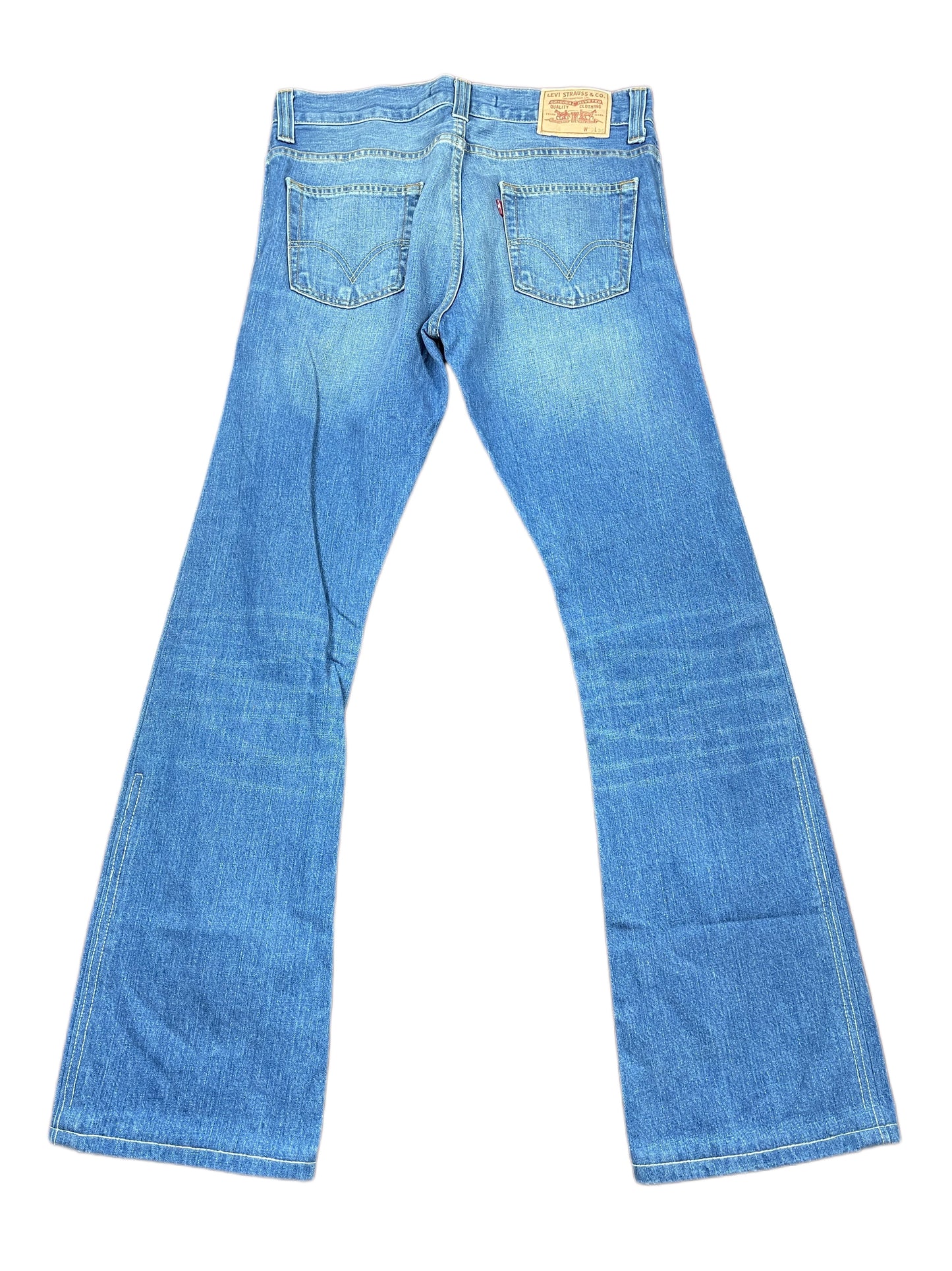 Vintage Levi's ReWorked Flared Denim Pants Blue - M/L