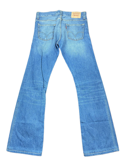 Vintage Levi's ReWorked Flared Denim Pants Blue - M/L
