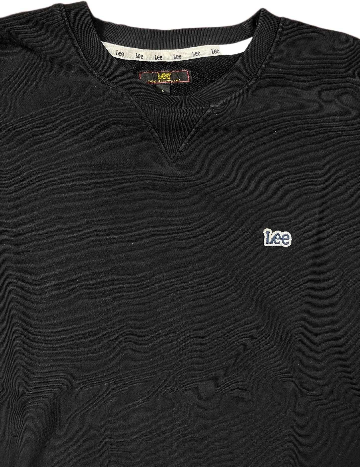 Lee Sweatshirt  Black Cotton L