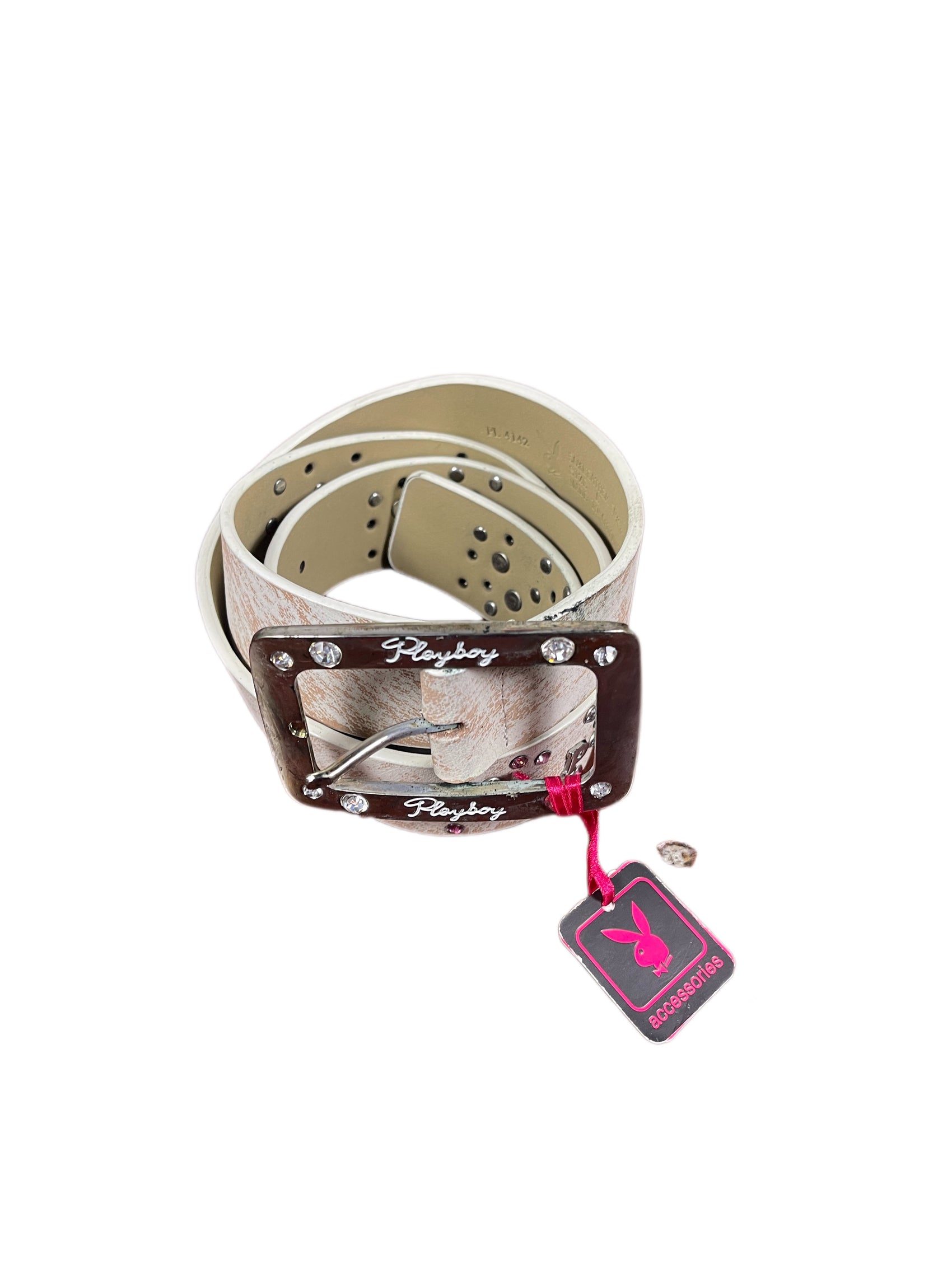 Y2k Playboy Belt Creme 2004