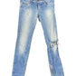 Y2k Diesel Distressed Skinny Denim Pants Blue - XS