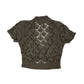 Cache Cache Knitted Short Sleeve Top Brown - S