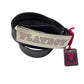 Y2k Playboy Leather Belt Black 2004