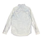 Y2k Diesel Long Sleeve Shirt White Blue - XXS