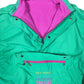 Vintage Reversible Fleece Jacket Pink Green - M