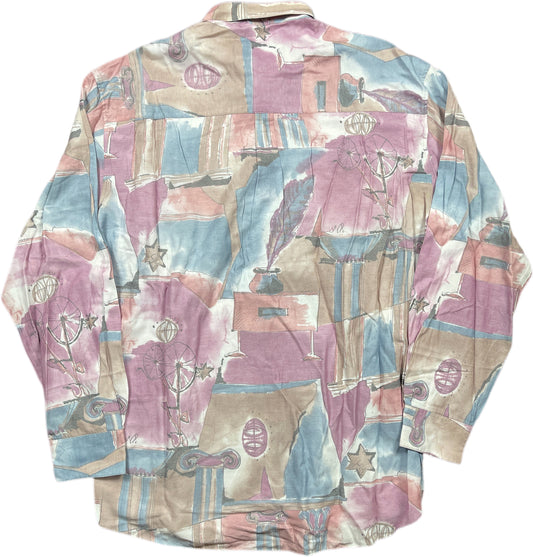 Vintage Club d'Amingo Long Sleeve Shirt Multicolor Synthetic M-L