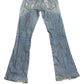 Y2k Miss Sixty Low Waist Flared Denim Pats Blue S