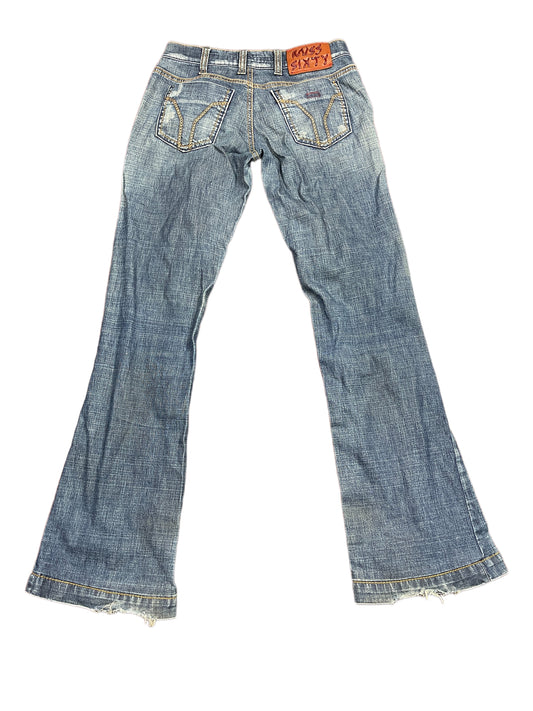 Y2k Miss Sixty Low Waist Flared Denim Pats Blue S