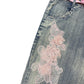Y2k Moda Europa Denim Pants Blue Pink - XS