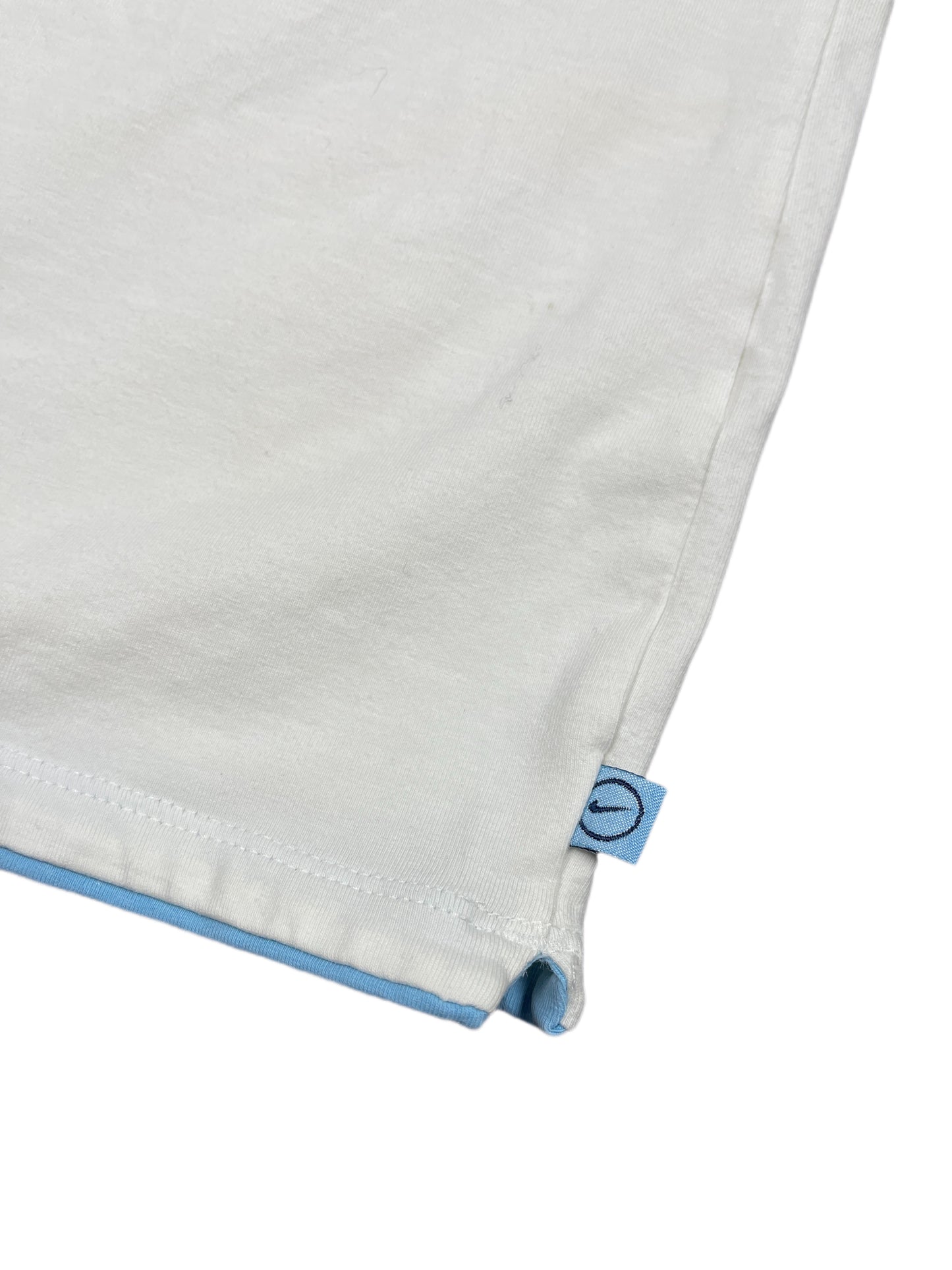 Y2k 2000s Nike Short Sleeve Top White Blue M