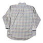 VIntage Faconnable Long Sleeve Shirt Checkered Khaki - XL