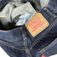 Vintage Levi's Low Waist Flared Denim Pants Blue - M
