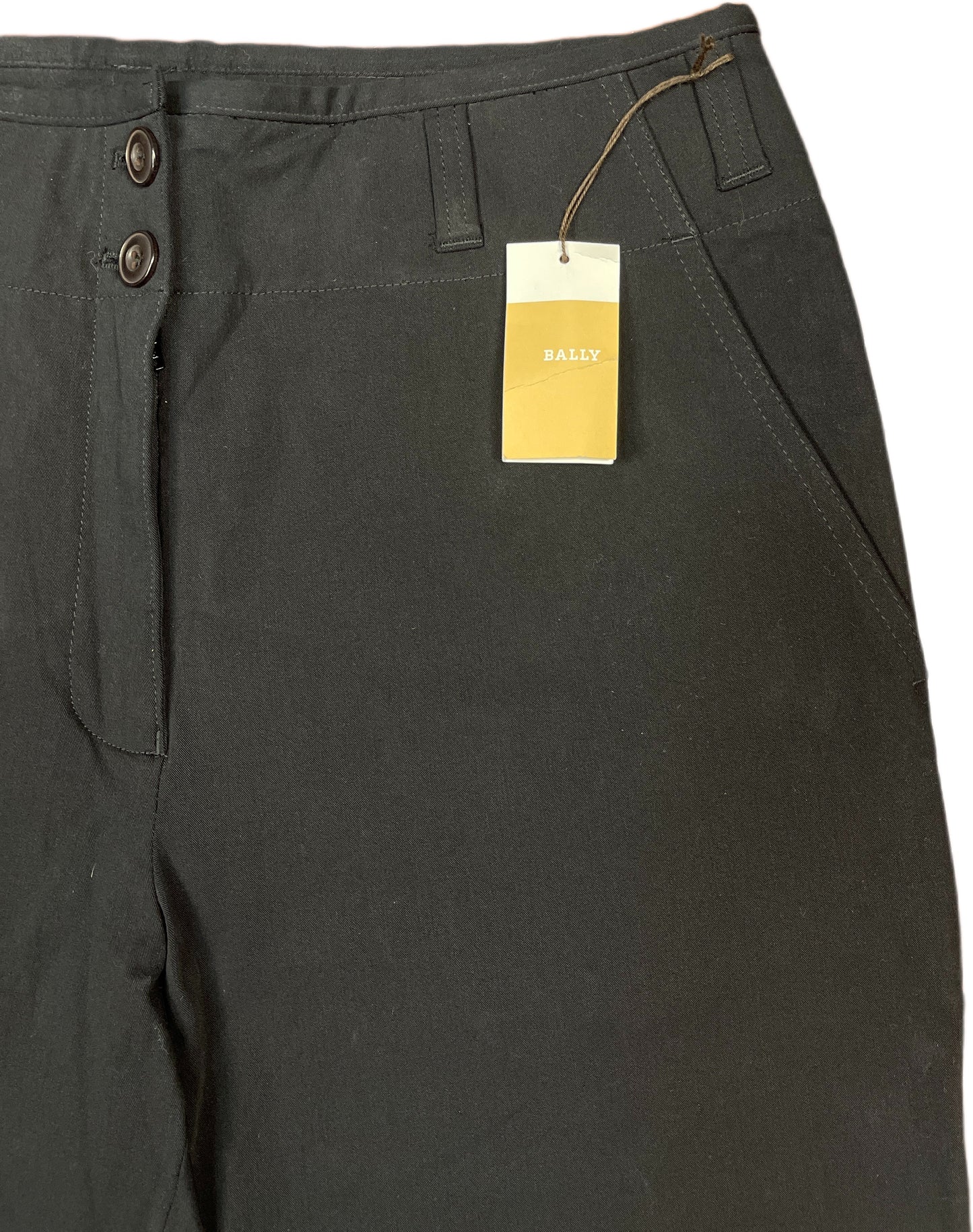 Bally Bermuda Shorts Black Cotton Blend L